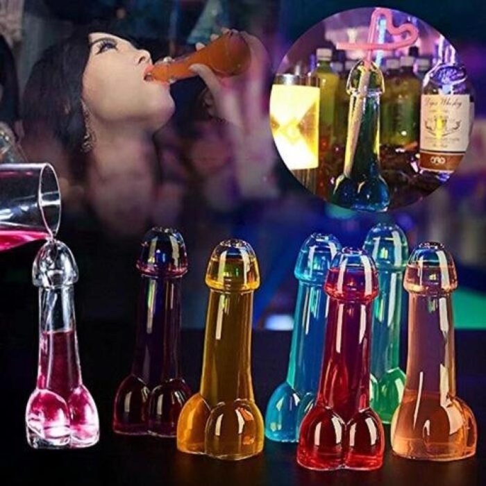 Vaso Coctel Vidrio Pene - Ideal para Despedida de Solteros - Imagen 5