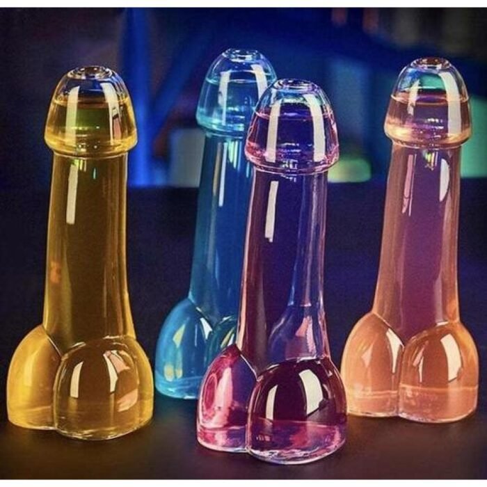 Vaso Coctel Vidrio Pene - Ideal para Despedida de Solteros - Imagen 6