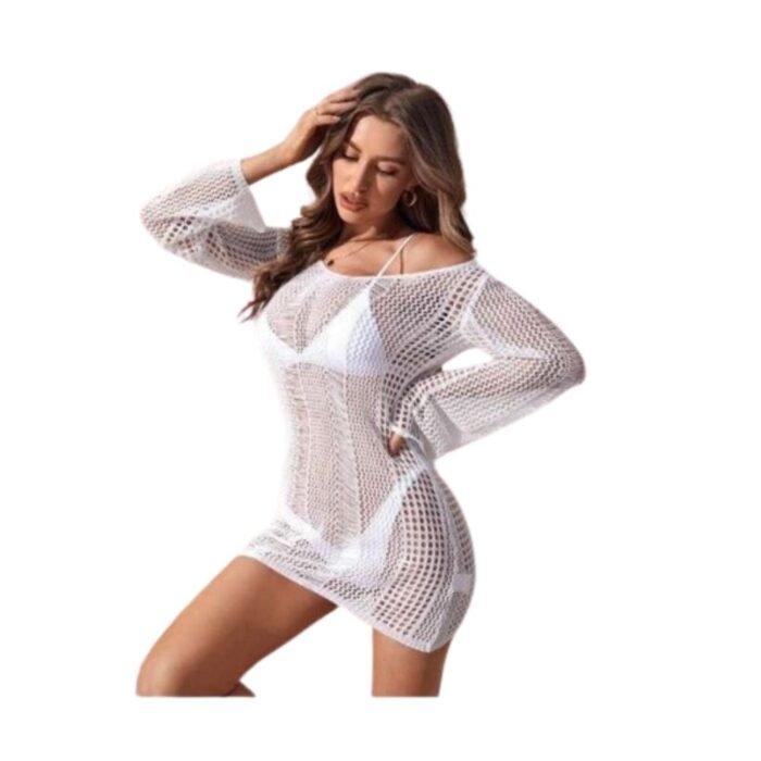 Vestido Pareo Escote Espalda - Elegancia y Confort Atemporal - Imagen 3