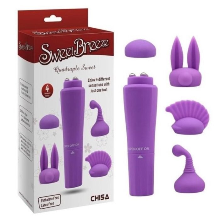 Vibrador Cabezal Intercambiable Suave - Estimulación Versátil y Lujosa - Imagen 3