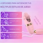 Vibrador doble con huevo LILO - Doble estimulación y succión placentera - Imagen 6