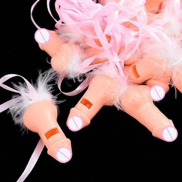 Silbatos Despedida Soltera Pene - Pack de 10 Divertidos Accesorios - Imagen 4