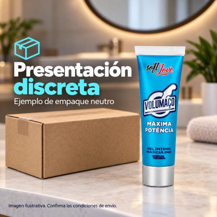 Gel Intimo Masculino Soft Love - Tubo 15 ml Uso Externo - Imagen 4