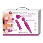Juego de Vibradores Masajeadores Prettylove - 11 Modos Resistentes al Agua