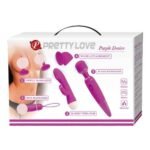 Juego de Vibradores Masajeadores Prettylove - 11 Modos Resistentes al Agua