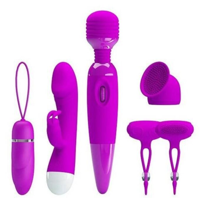 Juego de Vibradores Masajeadores Prettylove - 11 Modos Resistentes al Agua - Imagen 2