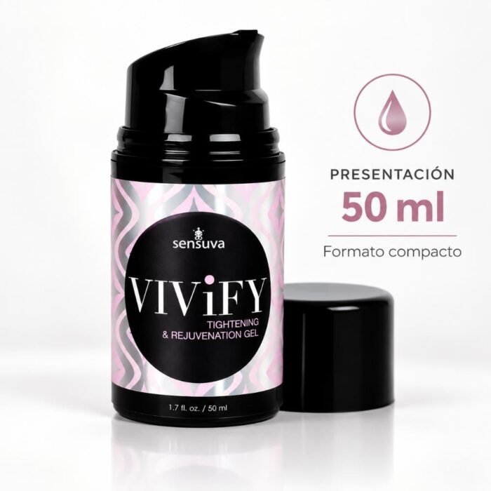 Gel Íntimo Reafirmante Sensuva Vivify - Fórmula Ligera 50 ml - Imagen 3