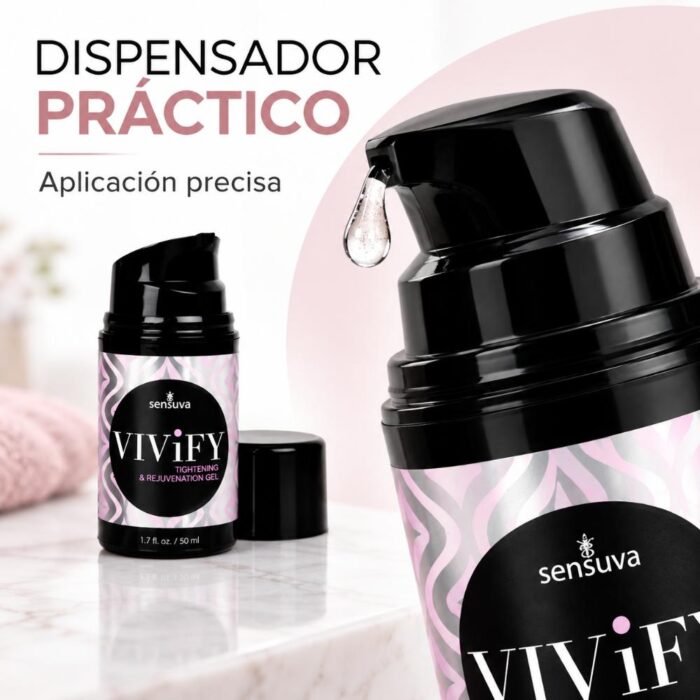 Gel Íntimo Reafirmante Sensuva Vivify - Fórmula Ligera 50 ml - Imagen 5