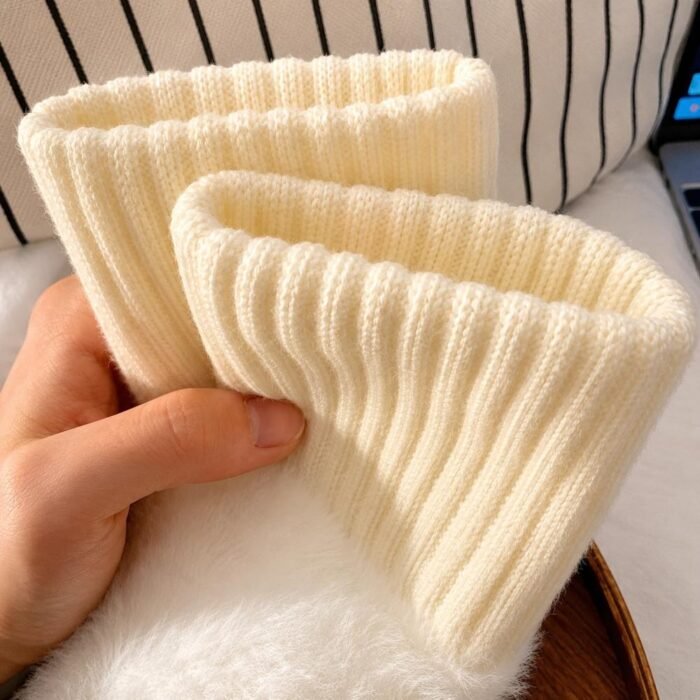 Guantes suaves  de invierno sin dedos medio dedo esponjoso - Imagen 25