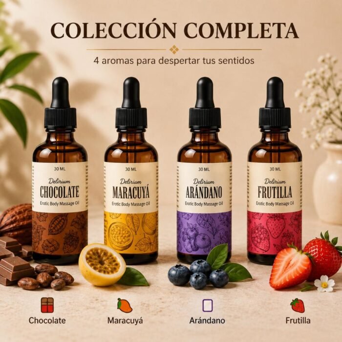 Aceites de masajes eroticos para parejas Delirium 30ml - Imagen 9