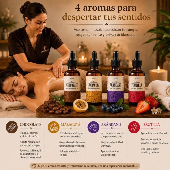 Aceites de masajes eroticos para parejas Delirium 30ml - Imagen 36