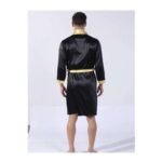 Bata Hombre Satin Seda Camison Kimono Estampado Original - Imagen 2