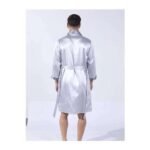 Bata Hombre Satin Seda Camison Kimono Estampado Original - Imagen 6