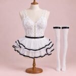 Lencería Sexy Vestido Malla Transparente Erótica Mujer